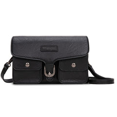 Wrangler Retro Saddle Buckle Crossbody Purse
