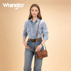 Wrangler Retro Saddle Buckle Crossbody Purse