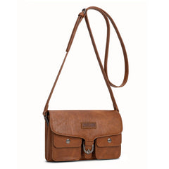 Wrangler Retro Saddle Buckle Crossbody Purse