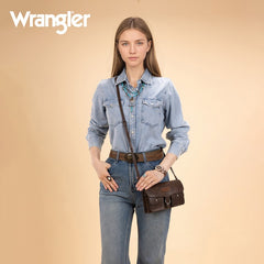 Wrangler Retro Saddle Buckle Crossbody Purse