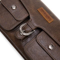 Wrangler Retro Saddle Buckle Crossbody Purse