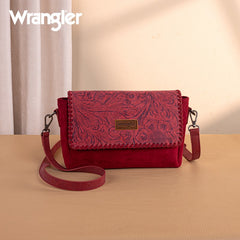 Wrangler Vintage Floral Printed Crossbody Bag with Small Pouch