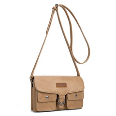 Wrangler Retro Saddle Buckle Crossbody Purse