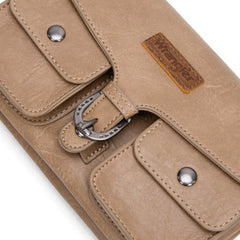 Wrangler Retro Saddle Buckle Crossbody Purse