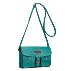 Wrangler Retro Saddle Buckle Crossbody Purse