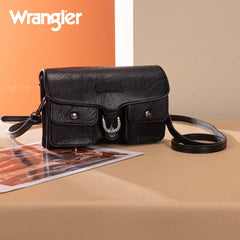 Wrangler Retro Saddle Buckle Crossbody Purse