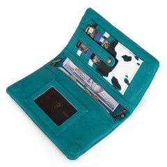 Wrangler Leather Printed Wristlet