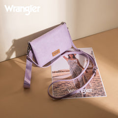 Wrangler Leather Printed Wristlet
