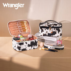 Wrangler Leopard PU Makeup Bag
