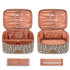 Wrangler Leopard PU Makeup Bag