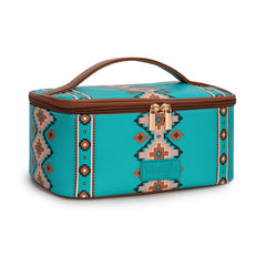 Wrangler Leopard PU Makeup Bag