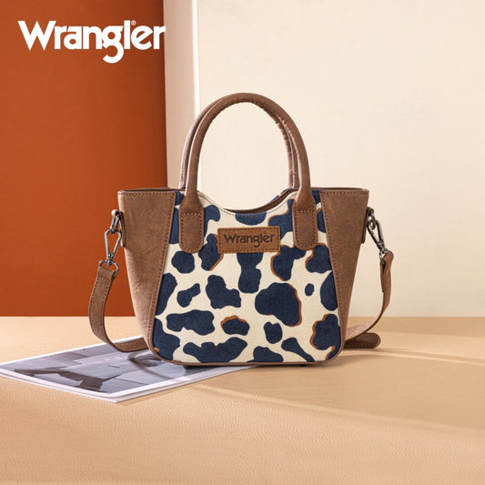 Wrangler Cow Print Mini Tote Bag