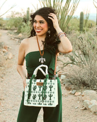 Wrangler Southwestern Print Rope Tote Bag