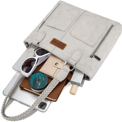 Wrangler Braided Detail Multi Pockets Concealed Carry Tote