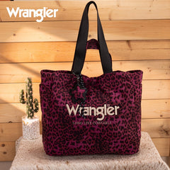 Wrangler Leopard Print Tote Bag