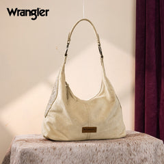 Wrangler Floral Tooled Hobo Bag with Pouch