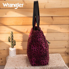 Wrangler Leopard Print Tote Bag