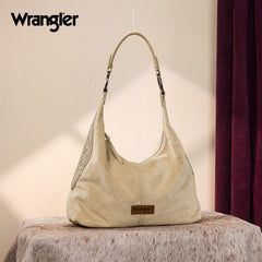 Wrangler Floral Tooled Hobo Bag with Pouch