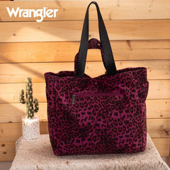 Wrangler Leopard Print Tote Bag