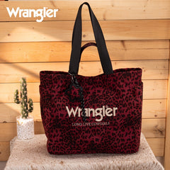Wrangler Leopard Print Tote Bag