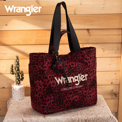 Wrangler Leopard Print Tote Bag