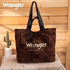 Wrangler Leopard Print Tote Bag