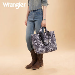 Wrangler Leopard Print Tote Bag