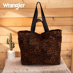 Wrangler Leopard Print Tote Bag