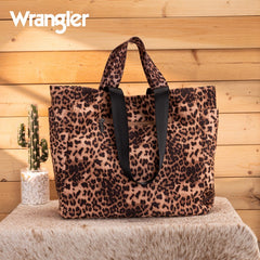 Wrangler Leopard Print Tote Bag