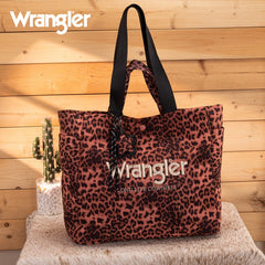 Wrangler Leopard Print Tote Bag