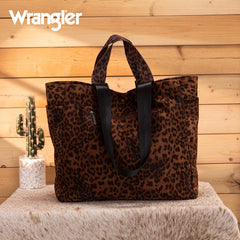 Wrangler Leopard Print Tote Bag