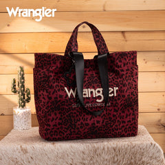 Wrangler Leopard Print Tote Bag
