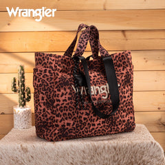 Wrangler Leopard Print Tote Bag