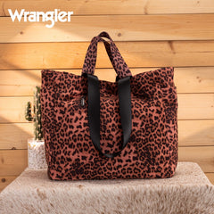 Wrangler Leopard Print Tote Bag