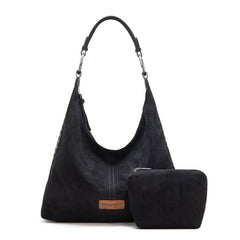 Wrangler Floral Tooled Hobo Bag with Pouch