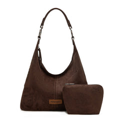 Wrangler Floral Tooled Hobo Bag with Pouch
