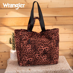 Wrangler Leopard Print Tote Bag