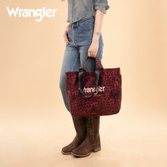 Wrangler Leopard Print Tote Bag