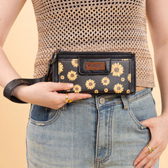 Wrangler Sunflower Print Card Wallet