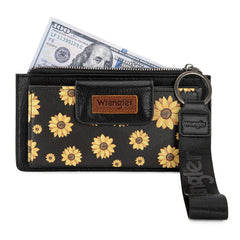 Wrangler Sunflower Print Card Wallet