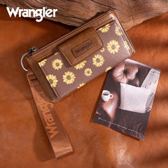 Wrangler Sunflower Print Card Wallet
