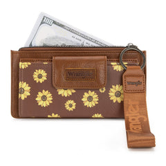Wrangler Sunflower Print Card Wallet