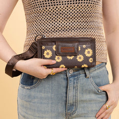 Wrangler Sunflower Print Card Wallet