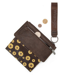 Wrangler Sunflower Print Card Wallet