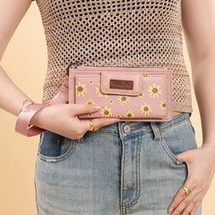 Wrangler Sunflower Print Card Wallet