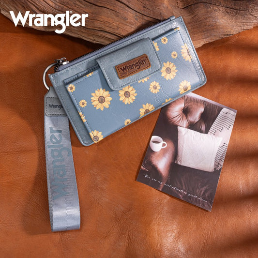 Wrangler Sunflower Print Card Wallet