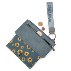 Wrangler Sunflower Print Card Wallet