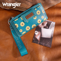 Wrangler Sunflower Print Card Wallet