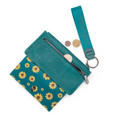 Wrangler Sunflower Print Card Wallet