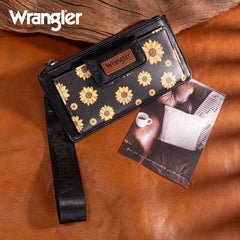 Wrangler Sunflower Print Card Wallet